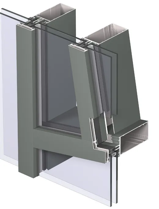 Cut-away of the CW 50 profile